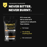 Gigawatt Coffee Santa Hedwirges Brazilian guarantee - never bitter, never burnt. No hoops, no sending anything back, no runaround.