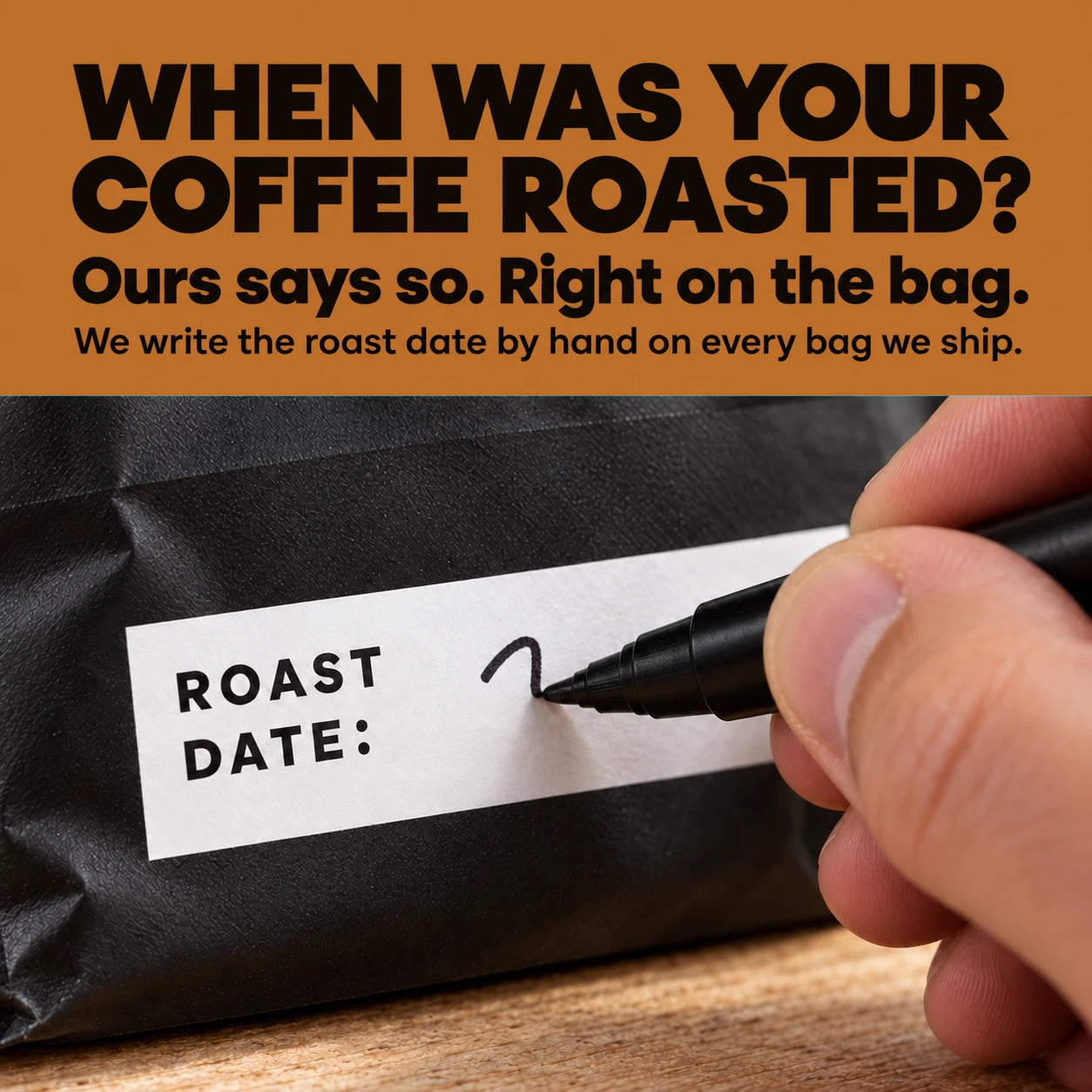 Gigawatt Coffee Santa Hedwirges Brazilian - we write the roast date by hand on every bag we ship, so you never guess how long it sat on a shelf.