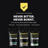 The Gigawatt Guarantee: never bitter, never burnt. If it's ever not, tell us and we'll make it right