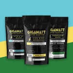 Gigawatt Dark Roast Coffee Sampler: three 10 oz bags of Kite & Key, Live Wire Espresso and Honduran Dark