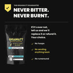 Gigawatt Coffee Kite and Key Blend guarantee - never bitter, never burnt. No hoops, no sending anything back, no runaround.