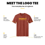 Gigawatt Coffee Roasters logo tee at a glance: unisex heathered cotton t-shirt