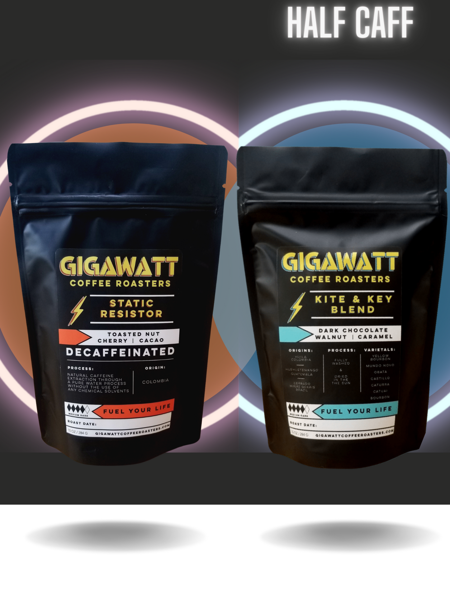 Half Caff Coffee – Gigawatt Coffee Roasters
