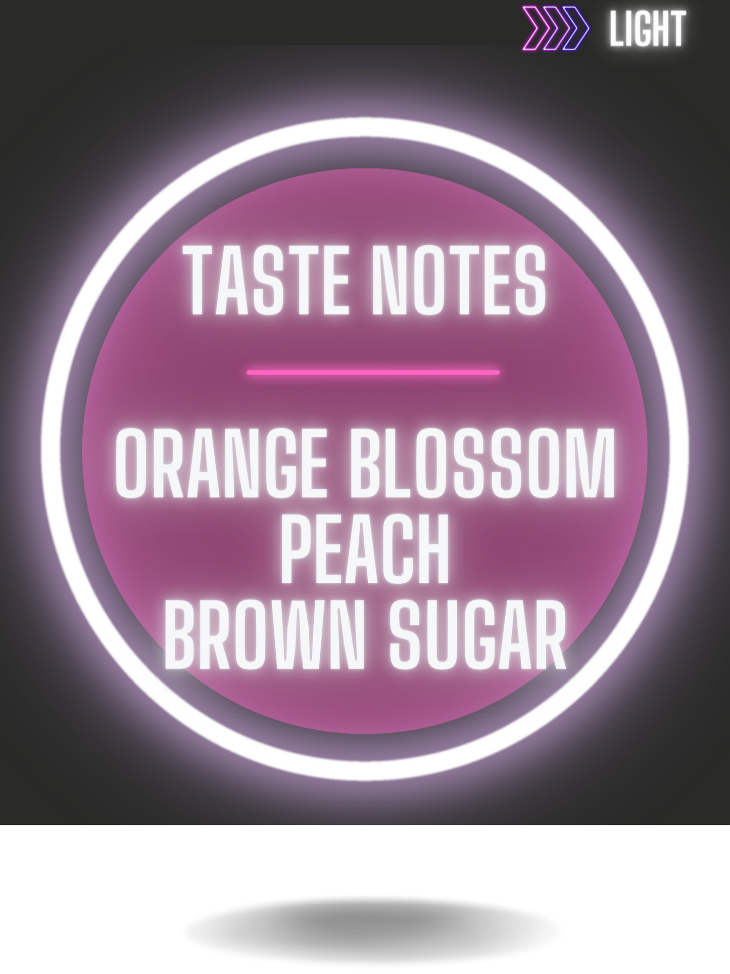 Taste notes of Gigawatt Costa Rican Tarrazu, Single Origin Coffee, Orange Blossom, Peach, Brown Sugar.