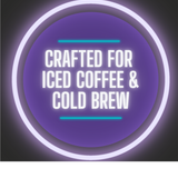 Cold Fusion Blend medium roast coffee, crafted for iced coffee and cold brew, from Gigawatt Coffee Roasters